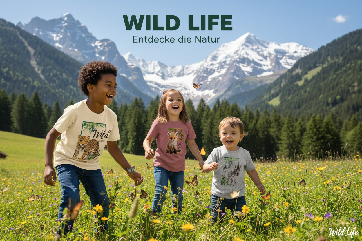 Translation missing: de.Wild Life – Kinder Kollektion Banner: Kinder